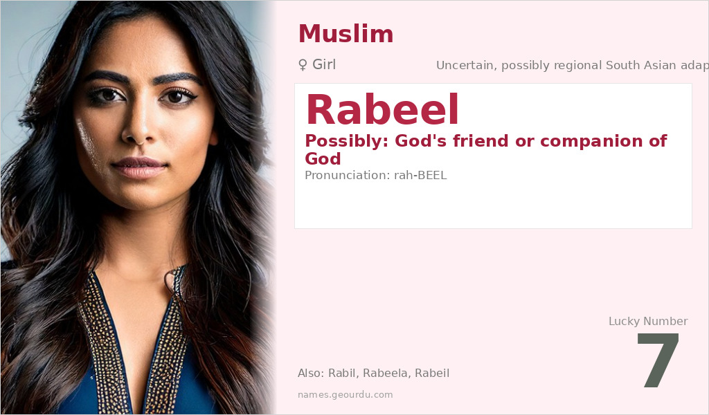 Rabeel Name Meaning and Details