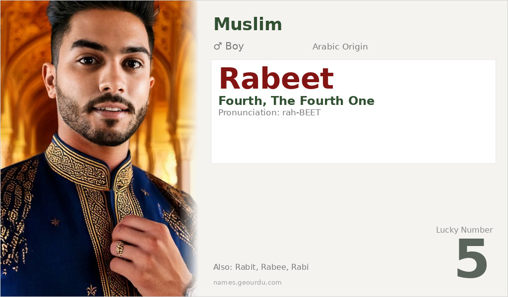 Rabeet Name Meaning and Details