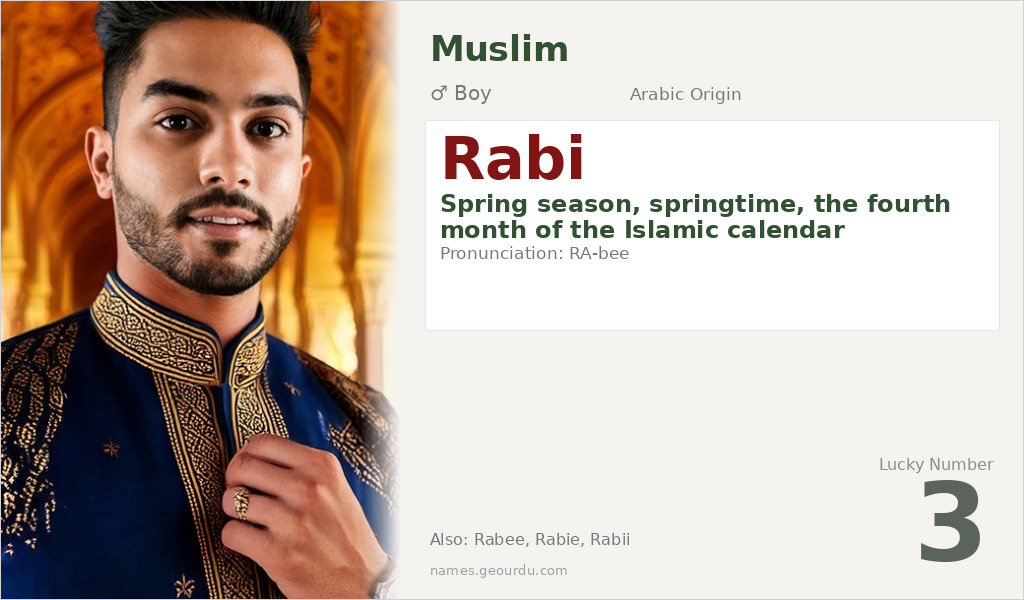 Rabi Name Meaning and Details