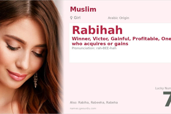 Rabihah Name Meaning — Arabic Origin, Girl’s Name & Details (2025)