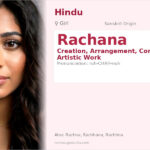 Rachana Name Meaning and Details