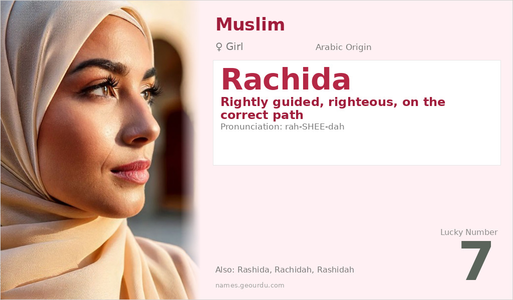 Rachida Name Meaning and Details