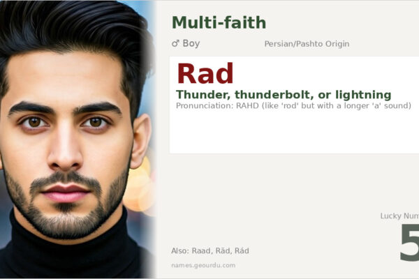 Rad Name Meaning — Origin, Thunder Meaning & Details (2025)