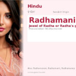 Radhamani Name Meaning and Details