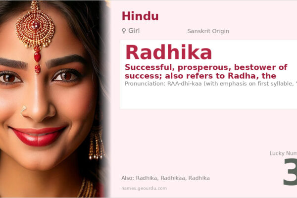 Radhika Name Meaning — Sanskrit Origin, Girl Name & Details (2025)