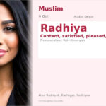 Radhiya Name Meaning and Details
