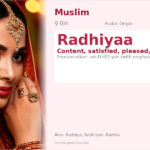 Radhiyaa Name Meaning and Details