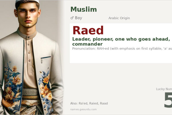 Raed Name Meaning — Arabic Origin, Leadership & Details (2025)