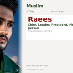 Raees Name Meaning and Details