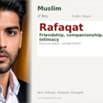 Rafaqat Name Meaning and Details