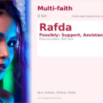 Rafda Name Meaning and Details