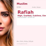 Rafiah Name Meaning and Details