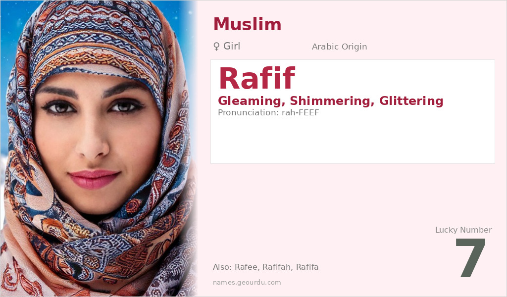 Rafif Name Meaning and Details