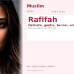 Rafifah Name Meaning and Details