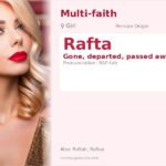 Rafta Name Meaning and Details