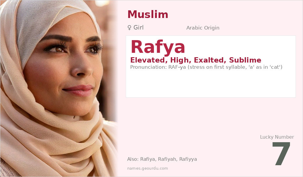 Rafya Name Meaning and Details