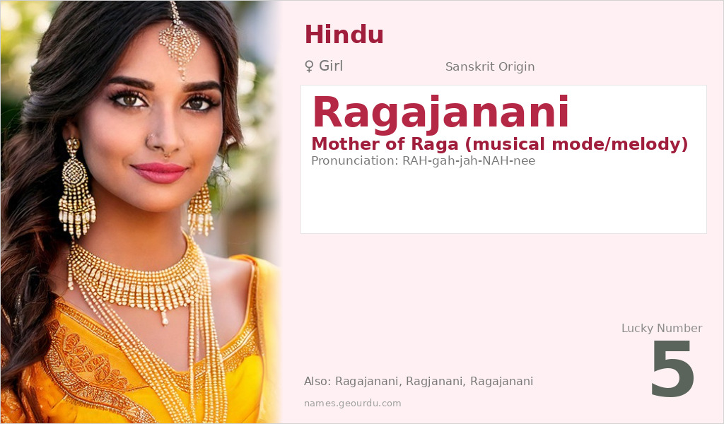 Ragajanani Name Meaning and Details