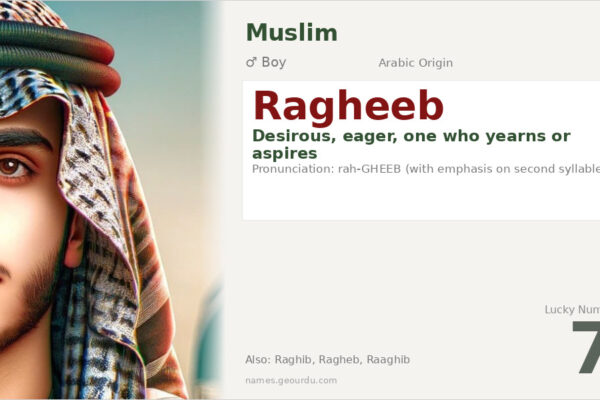 Ragheeb Name Meaning — Arabic Origin, Boy Name & Details (2025)