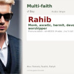 Rahib Name Meaning and Details