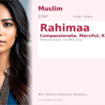 Rahimaa Name Meaning and Details