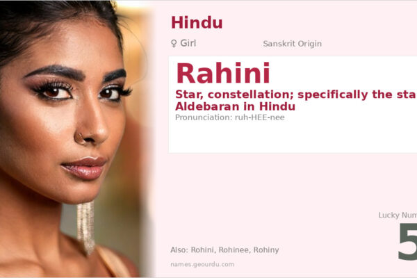Rahini Name Meaning — Sanskrit Origin, Girl Name & Astrological Significance (2025)