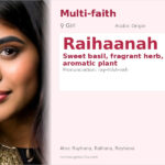 Raihaanah Name Meaning and Details