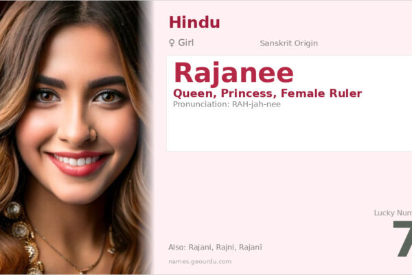 Rajanee Name Meaning — Queen, Origin & Details (2025)