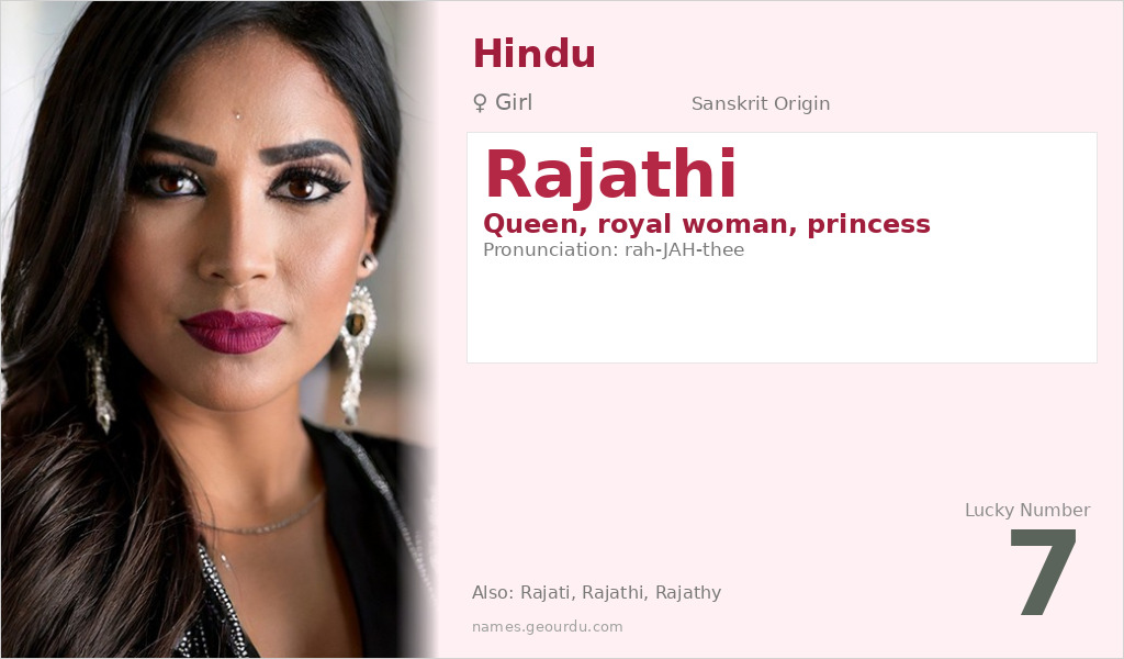 Rajathi Name Meaning and Details