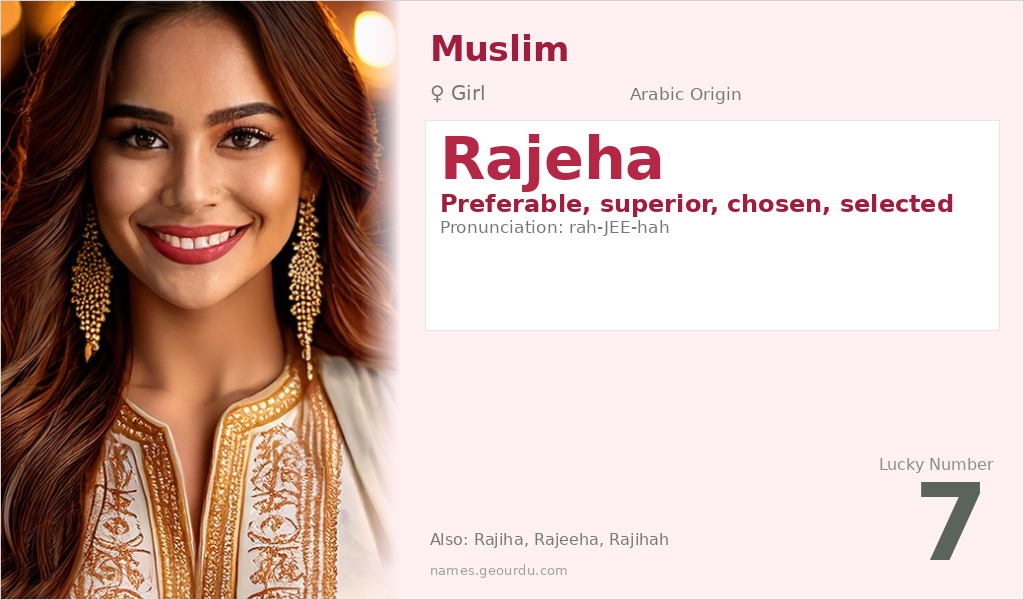 Rajeha Name Meaning and Details