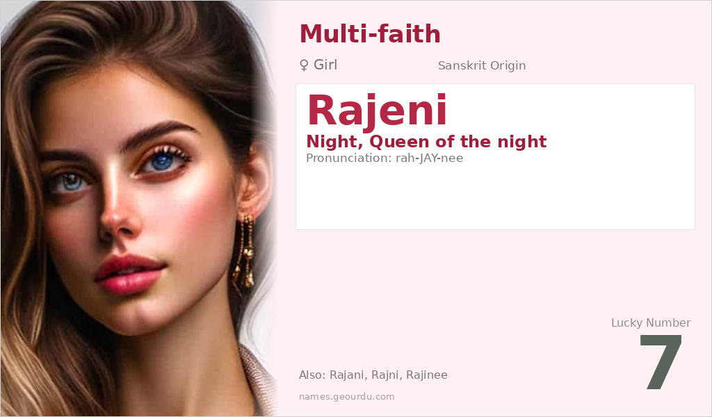 Rajeni Name Meaning and Details