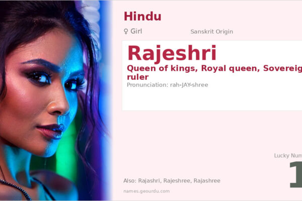 Rajeshri Name Meaning — Sanskrit Origin, Girl Name & Royal Significance (2025)