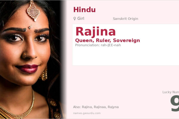 Rajina Name Meaning — Origin, Gender & Details (2025)