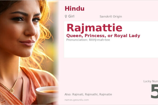 Rajmattie Meaning — Sanskrit Origin, Girl Name & Details (2025)