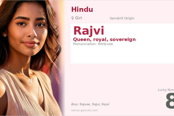 Rajvi Name Meaning — Sanskrit Origin, Girl Name & Royal Significance (2025)
