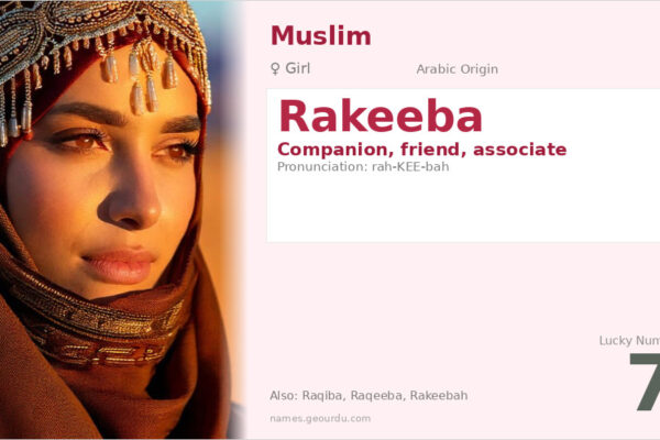 Rakeeba Name Meaning — Arabic Origin, Girl Name & Details (2025)