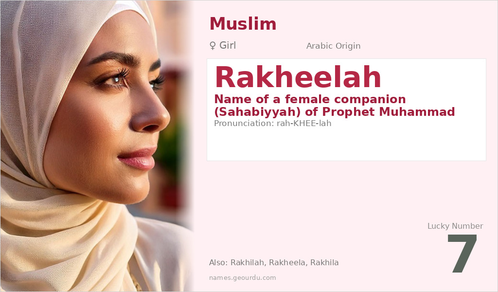 Rakheelah Name Meaning and Details