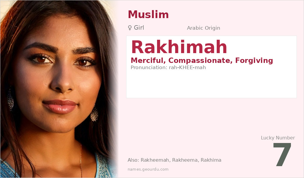 Rakhimah Name Meaning and Details