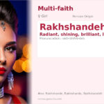 Rakhshandeh Name Meaning and Details