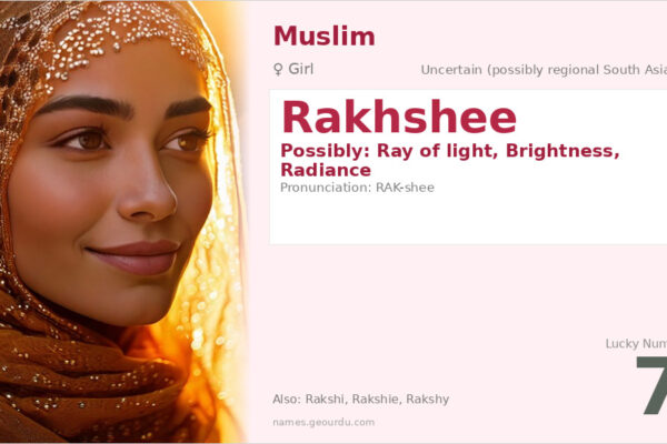 Rakhshee Name Meaning — Origin, Gender & Details (2025)