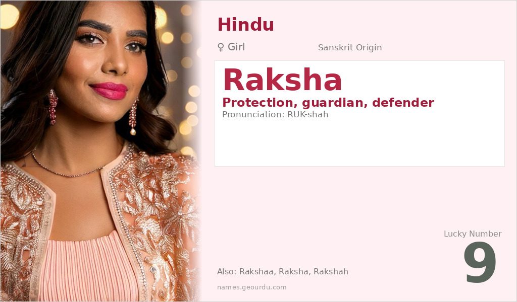 Raksha Name Meaning and Details