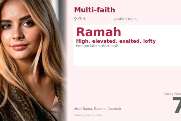 Ramah Name Meaning — Arabic Origin, Girl Name & Etymology (2025)