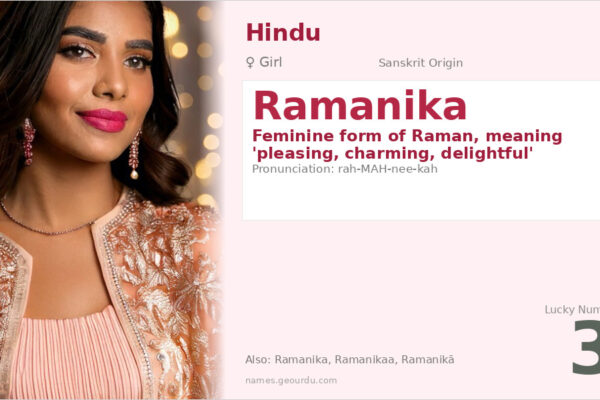 Ramanika Name Meaning — Sanskrit Origin, Girl Name & Details (2025)