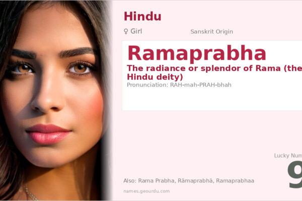 Ramaprabha Name Meaning — Sanskrit Origin, Girl Name & Hindu Significance (2025)