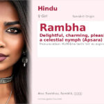 Rambha Name Meaning and Details