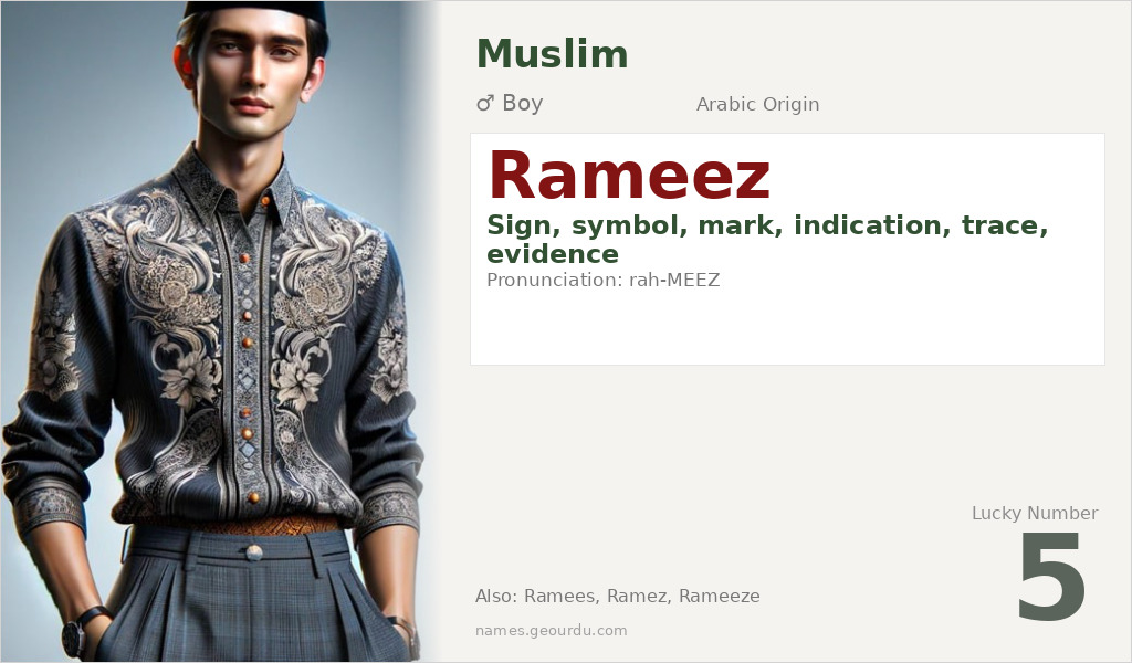 Rameez Name Meaning and Details