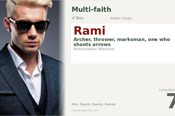 Rami Name Meaning — Archer Origin, Boy Name & Details (2025)