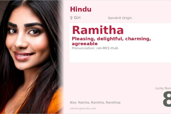 Ramitha Name Meaning — Sanskrit Origin, Girl Name & Details (2025)