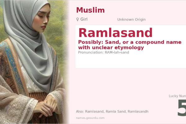 Ramlasand Meaning — Origin, Gender & Details (2025)