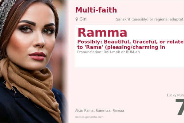 Ramma Name Meaning — Origin, Gender & Details (2025)