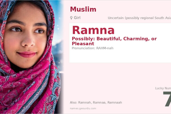 Ramna Name Meaning — Origin, Gender & Details (2025)